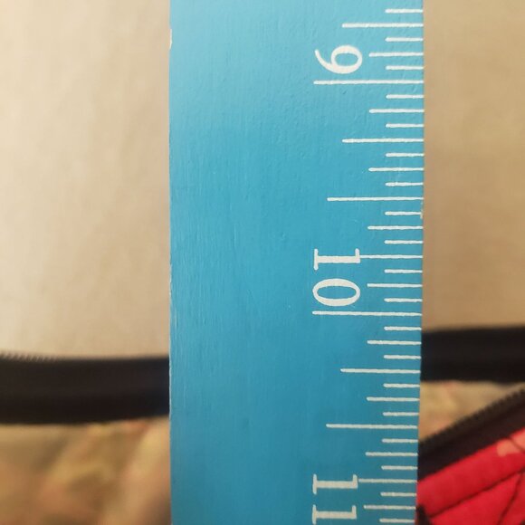 Vera Bradley Floral Quilted Cotton Shoulder Bag Adjustable Strap Front Pockets - Picture 11 of 14